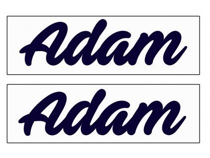 napis adam