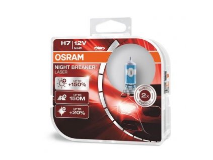 Osram Night Breaker Laser H7 PX26D 12V 55W 2ks 64210NL-HCB