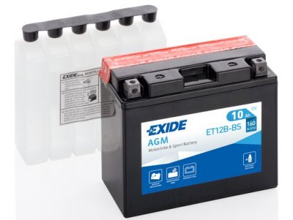 Startovací baterie EXIDE EXIDE AGM ET12B-BS
