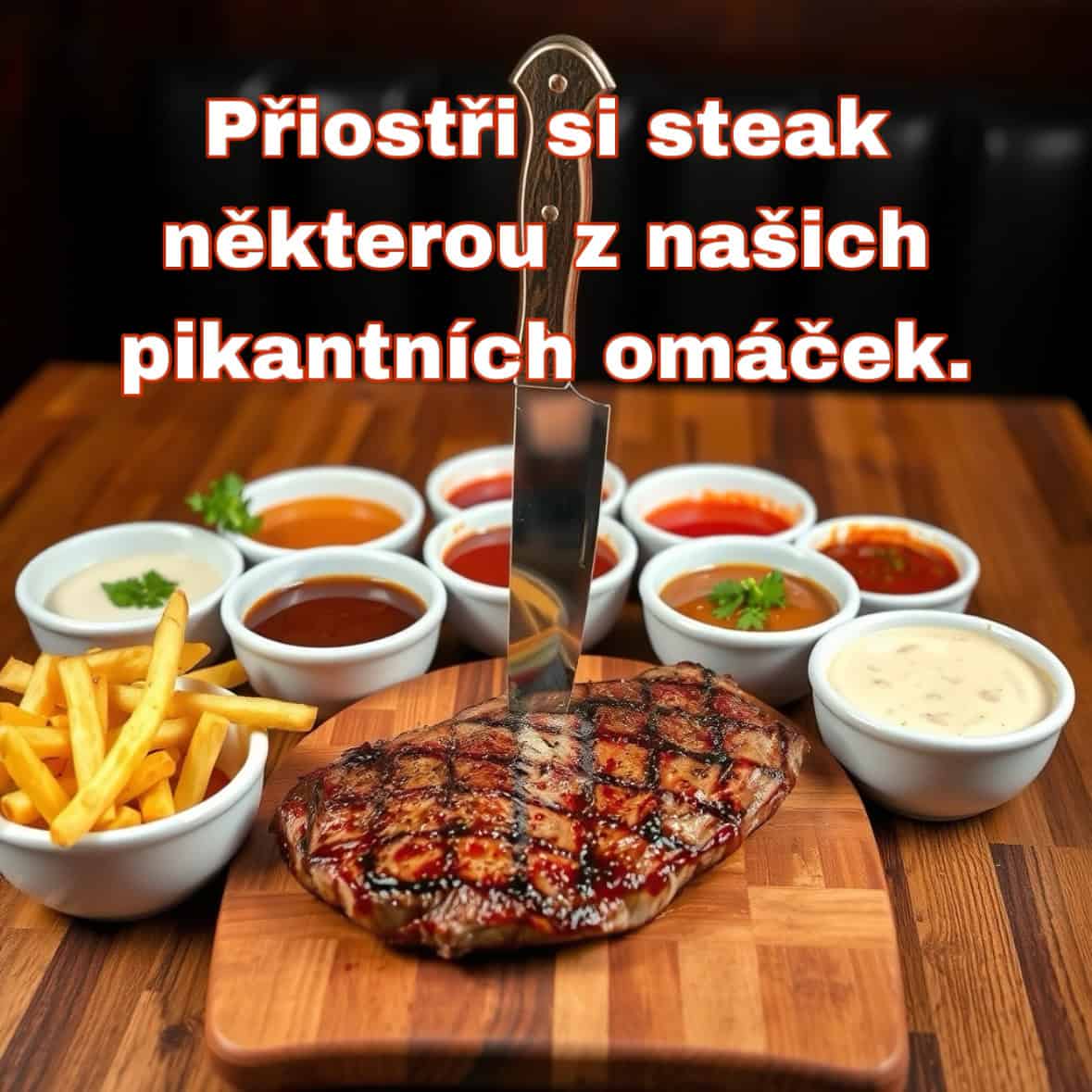Přiostři si steak