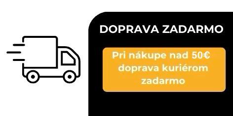 Doprava zdarma pri nákupe nad 50€