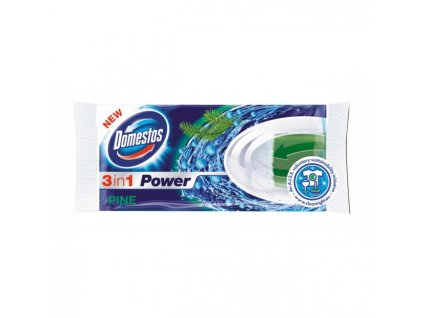 Domestos 3 in1 WC blok NÁHRADNÝ tuhý Pine 40 g