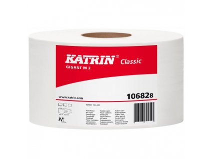 Toaletný papier 2-vrstvový KATRIN Classic Gigant M 23 cm, návin 300 m