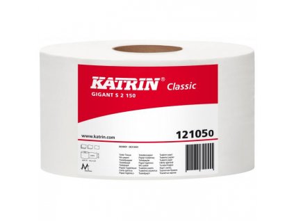 Toaletný papier 2-vrstvový KATRIN Classic Gigant S 18 cm, návin 100 m