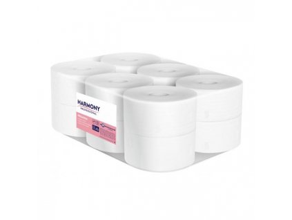 Toaletný papier 2-vrstvový Harmony Premium Mini Jumbo 19 cm, návin 117,5 m (1 ks)