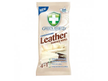 Green Shield čistiace utierky na kožu 50 kusov