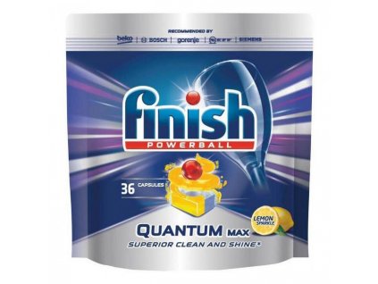 Finish tablety do umývačky riadu Quantum Max (36 ks) Lemon