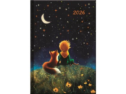 Diár týždenný A5 14,2 x 20,4 cm - ART Malý princ 2026