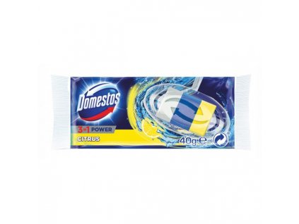 Domestos 3 in1 WC blok NÁHRADNÝ tuhý Citrus 40 g