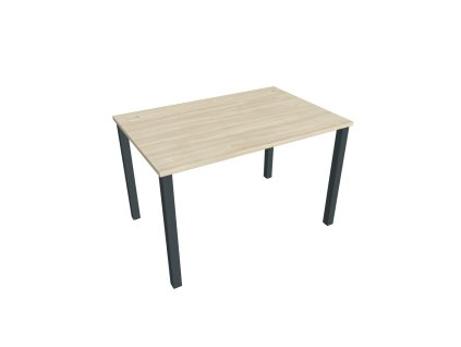 Pracovný stôl Uni, 120x75,5x80 cm, agát/čierna