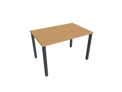 Pracovný stôl Uni, 120x75,5x80 cm, buk/čierna