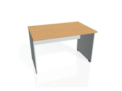 Pracovný stôl Gate, 120x75,5x80 cm, buk/sivý