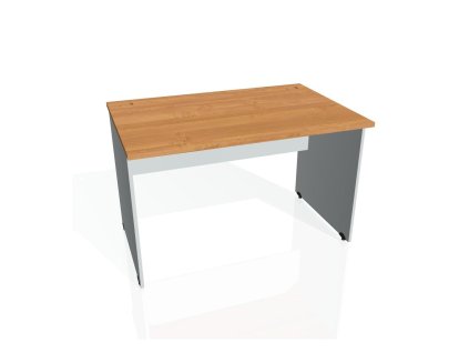 Pracovný stôl Gate, 120x75,5x80 cm, jelša/sivý