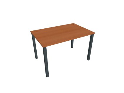 Pracovný stôl Uni, 120x75,5x80 cm, čerešňa/čierna
