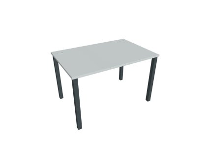 Pracovný stôl Uni, 120x75,5x80 cm, sivá/čierna