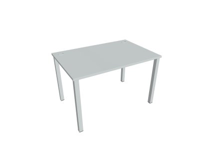 Pracovný stôl Uni, 120x75,5x80 cm, sivá/sivá