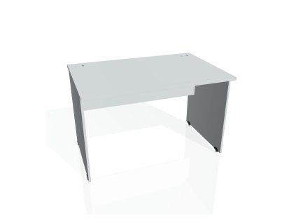 Pracovný stôl Gate, 120x75,5x80 cm, sivý/sivý