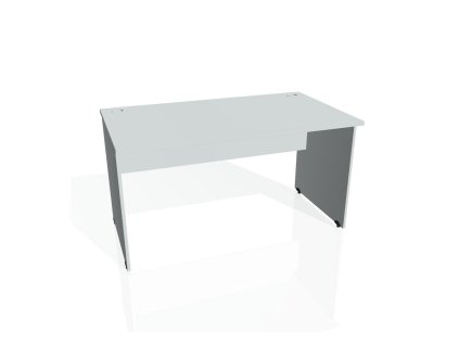 Pracovný stôl Gate, 140x75,5x80 cm, sivý/sivý