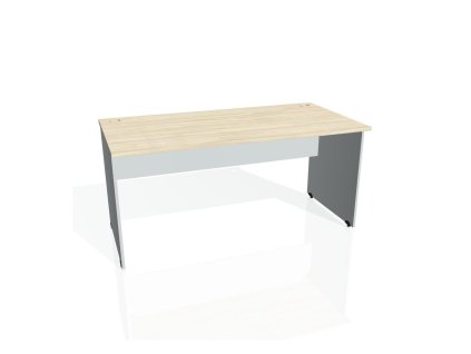 Pracovný stôl Gate, 160x75,5x80 cm, agát/sivý