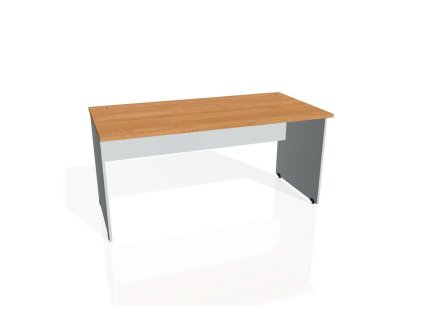 Pracovný stôl Gate, 160x75,5x80 cm, jelša/sivý