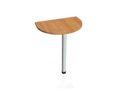 Doplnkový stôl Gate, 60x75,5x40 cm, jelša/kov