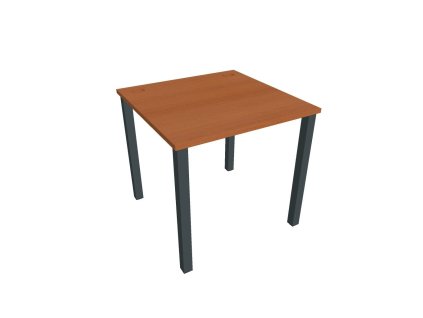 Pracovný stôl Uni, 80x75,5x80 cm, čerešňa/čierna