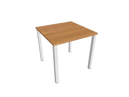 Pracovný stôl Uni, 80x75,5x80 cm, jelša/biela