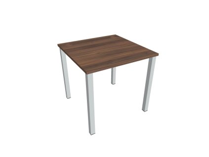 Pracovný stôl Uni, 80x75,5x80 cm, orech/sivá