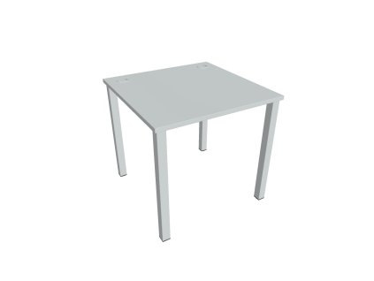 Pracovný stôl Uni, 80x75,5x80 cm, sivá/sivá