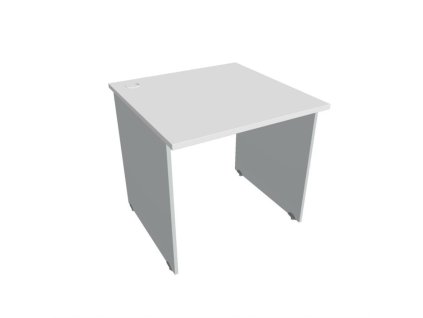 Pracovný stôl Gate, 80x75,5x80 cm, biely/sivý