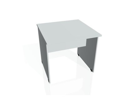 Rokovací stôl Gate, 80x75,5x80 cm, sivá/sivá