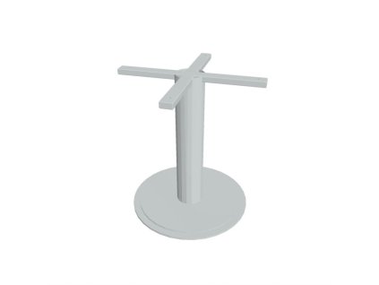 Centrálna noha Hobis, v. 52,5 cm, kruhová, sivá