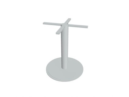 Centrálna noha Hobis, v. 73 cm, kruhová, sivá