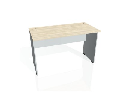 Pracovný stôl Gate, 120x75,5x60 cm, agát/sivý