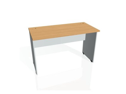 Pracovný stôl Gate, 120x75,5x60 cm, buk/sivý