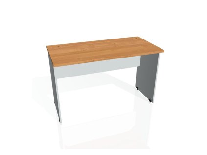 Pracovný stôl Gate, 120x75,5x60 cm, jelša/sivý