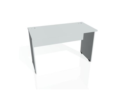 Pracovný stôl Gate, 120x75,5x60 cm, sivý/sivý