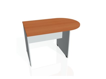 Doplnkový stôl Gate, 120x75,5x80 cm, čerešňa/sivá