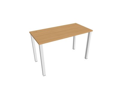 Pracovný stôl Uni, 120x75,5x60 cm, buk/biela