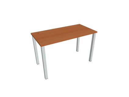 Pracovný stôl Uni, 120x75,5x60 cm, čerešňa/sivá