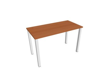 Pracovný stôl Uni, 120x75,5x60 cm, čerešňa/biela