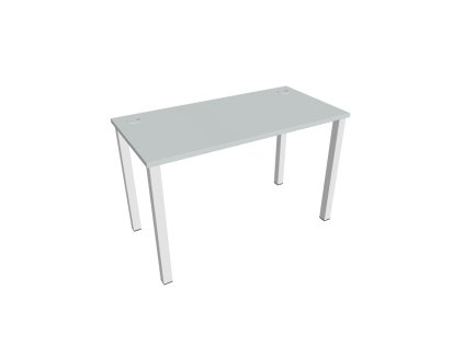 Pracovný stôl Uni, 120x75,5x60 cm, sivá/biela