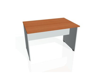 Rokovací stôl Gate, 120x75,5x80 cm, čerešňa/sivá