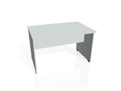 Rokovací stôl Gate, 120x75,5x80 cm, sivá/sivá