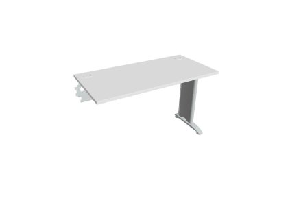 Pracovný stôl Flex, 120x75,5x60 cm, biely/kov