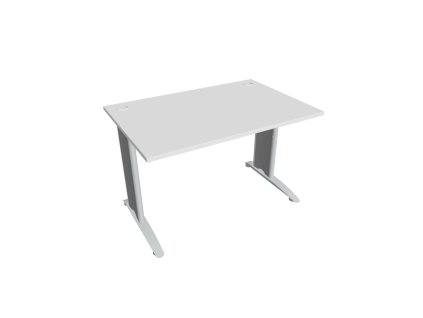 Pracovný stôl Flex, 120x75,5x80 cm, biely/kov