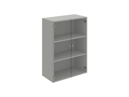 Policová skriňa Drive, 80x111x42 cm, sivá