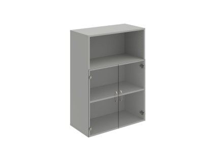 Policová skriňa Drive, 80x111x42 cm, sivá