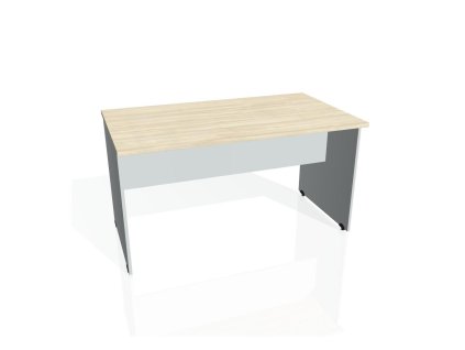 Rokovací stôl Gate, 140x75,5x80 cm, agát/sivá