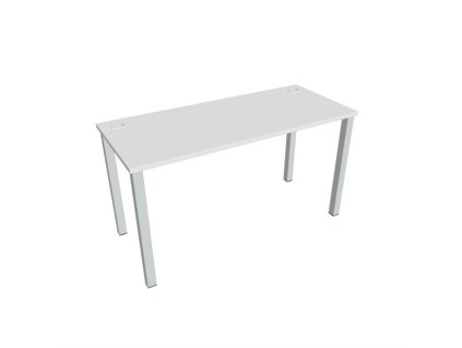 Pracovný stôl Uni, 140x75,5x60 cm, biela/sivá